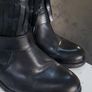 100 Black Leather Fringed ankle boots - Sz 39 (Fit 6-6.5UK) Image 8
