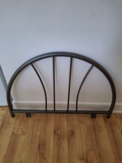 single bed frame and headboard