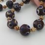 Antique Venetian Style Thousand Eyes Glass & Bone Beads Necklace Image 10