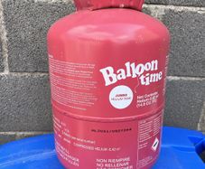 emty gas bottle
