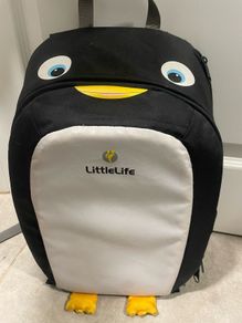 kids backpack LittleLife penguin soft shell