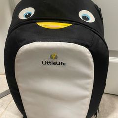 kids backpack LittleLife penguin soft shell