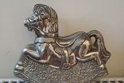 Vintage rocking horse coin box