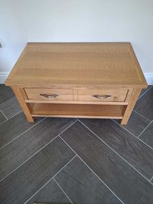 Oak coffee table