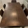 Dining table and six chairs Image 8