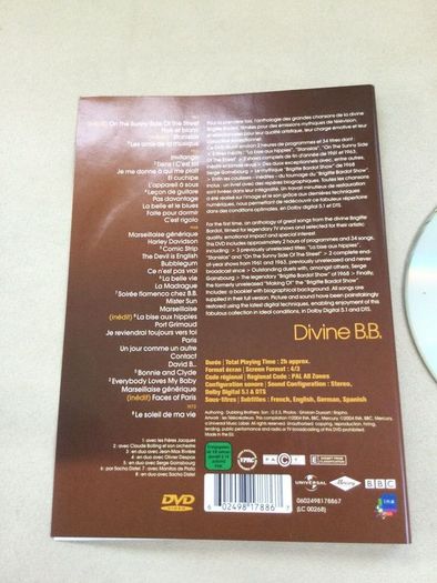 Brigitte Bardot Divine B.B. [DVD] [2004] Documentary music french