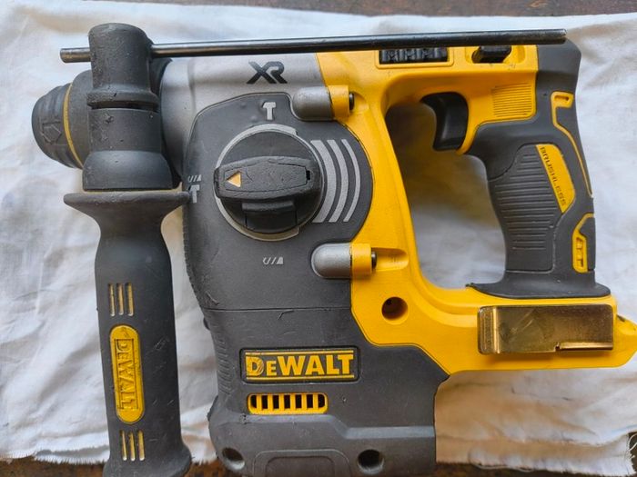DeWalt cordless SDS drill.