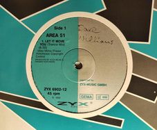 Area 51 - Let It Move You - Zyx Music - Quality German Pressing! Legendary Vocal Piano Trance Beast!!