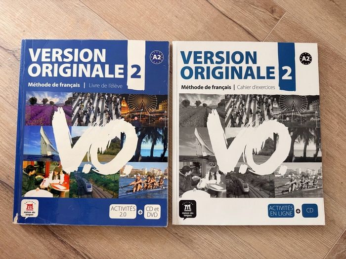 Version Originale A2 - French learning textbook + workbook