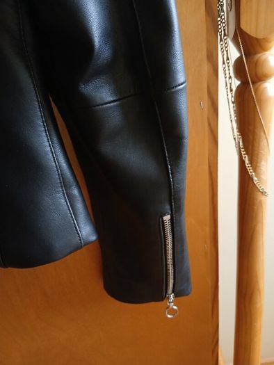 Biker style leather