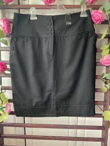 skirt black savida skirt 50% wool size 12