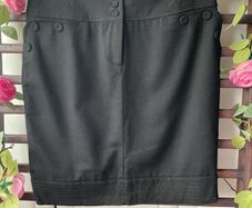 skirt black savida skirt 50% wool size 12