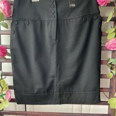 skirt black savida skirt 50% wool size 12