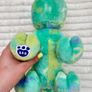 Build A Bear Workshop Tie-Dye Chameleon Plush approx. 35 cm. Lenth Used Please see photos Image 4