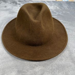 Aurega Fine Felt 100% Wool Hat - Fedora Shape - Crushable Water Repellent -