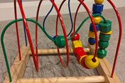 Ikea mula wooden bead Rollercoaster toddler toy