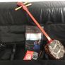 Sanshin from a local workshop ASOVIVA, Red (Okinawan traditional three-stringed instrument) Image 2