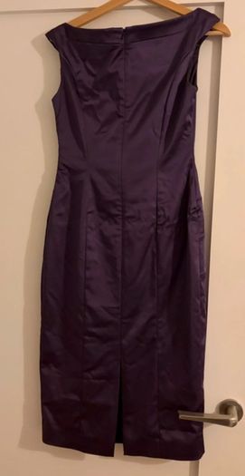 Coast size 8 purple satin dress