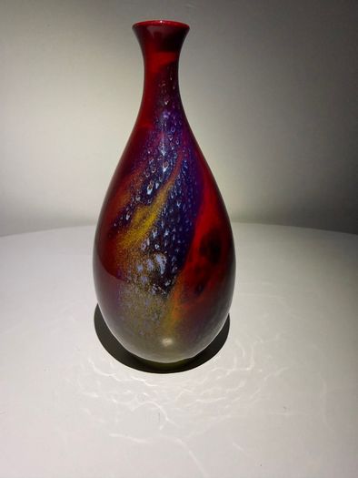 Masterpiece Antique Royal Doulton - SUNG Flambe Vase - Signed by both Noke and Moore (c.1925)