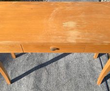 Wooden Console/ Writing Desk/ Hall Table with Drawer