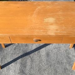 Wooden Console/ Writing Desk/ Hall Table with Drawer