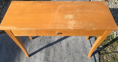 Wooden Console/ Writing Desk/ Hall Table with Drawer