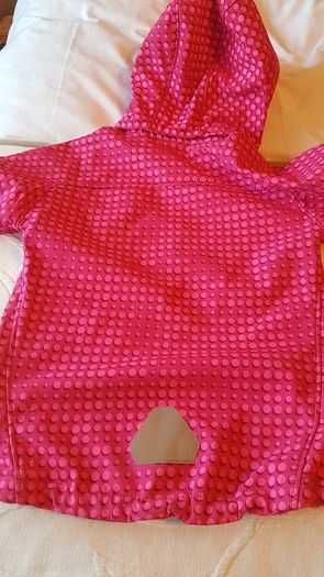 Girls Pink Raincoat - As new