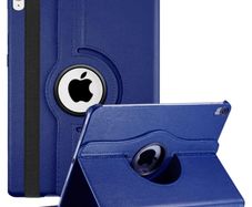 For Apple iPad 10th Gen (10.9) 2022 360 Degree Rotating Stand Wallet Case Blue