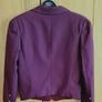 Burgundy/Aubergine lace dress and crop jacket Image 9