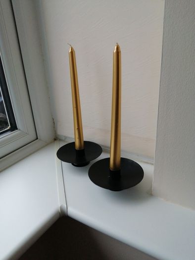 Candle Holders with candles