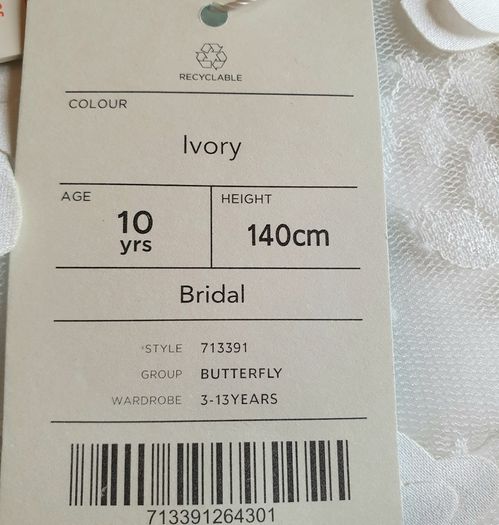 New With Tags Stunning Monsoon Wedding, Communion, Flower Girl Dress