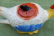 Antique Mintons Cockerel Teapot. Impressed marks for Mintons on underside. Good Condition