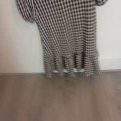 black and white dress