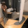 Veleka Gloss White Double Bathroom Cabinet with Mirrored door (H)540mm (W)550mm  B&Q Image 5