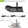 Weight Sledge for Workout and Fitness Strength Training - For Athletic Exercises, Speed Improvement, Easy Through Obstacles, Suitable for 1" Weight Plate Image 6