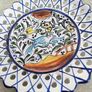 3 hanging wall plates -1- from Malta hand painted -2- from PORTGAL HAND PAINTED-3- FROM MAROCO - EACH IS 22.00 Euro. Image 10