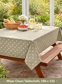 Wipe clean tableclothes, brand new, 5 available