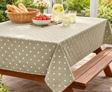 Wipe clean tableclothes, brand new, 5 available