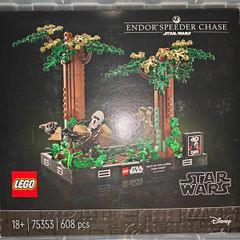 Lego Star Wars Endor Speeder Chase Diorama 75353