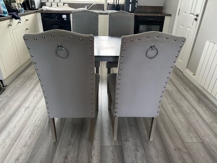 Table and 4 chairs