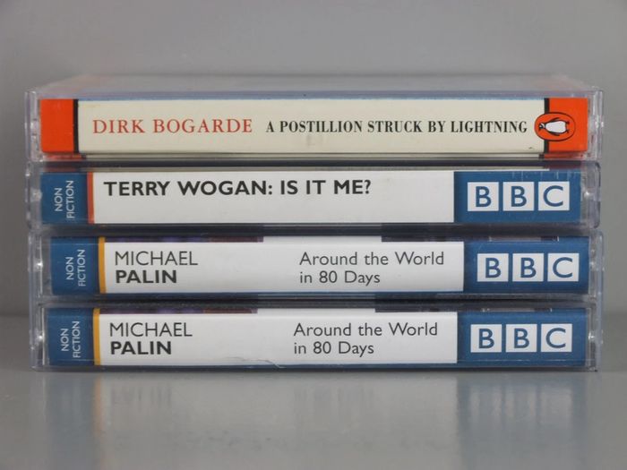 3 Non-Fiction Audiobook Cassette Tapes. Michael Palin, Terry Wogan, Dirk Bogarde