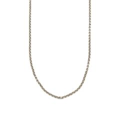 925 Vintage Sterling Silver Long Belcher Chain