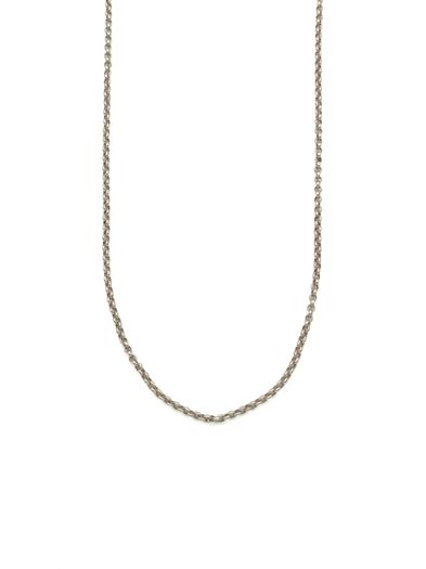 925 Vintage Sterling Silver Long Belcher Chain
