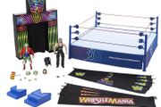WWE Mattel Ultimate Edition ring with Ultimate Edition Savage