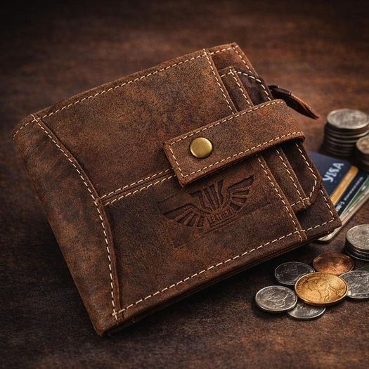 Genuine Leather Wallet Luxury Handmade RFID Secure Wallet