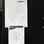 Vinsetto Grey Upholstered Office Chair Image 4