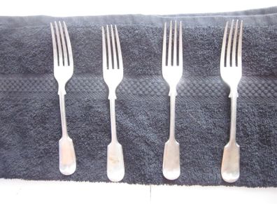 Four Nevada Silver D & A (Daniel & Arter) Forks