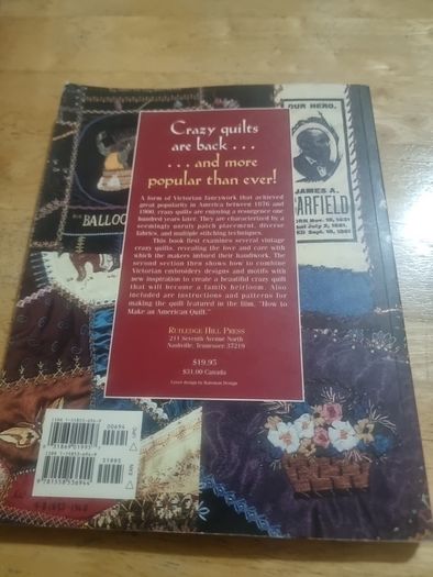 Crazy Quilting Heirloom Quilts Tradition Motifs Decor Stitches Christine Dabbs