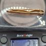 Vintage 9ct yellow gold tie clip Image 3