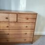 Bedroom furniture set - pine chest of drawers and 2 lockers Image 3